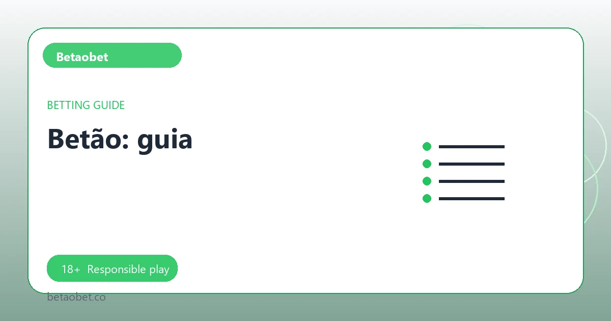 Betão: guia - Betaobet guide